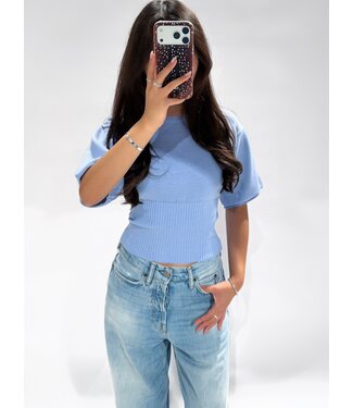 SOLENE TOP - SKY