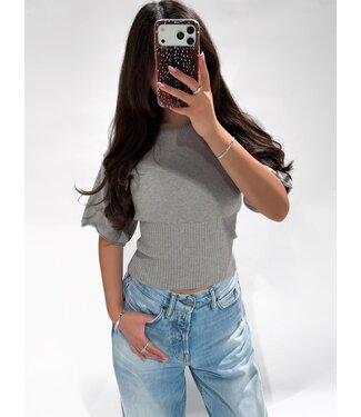 SOLENE TOP - GREY