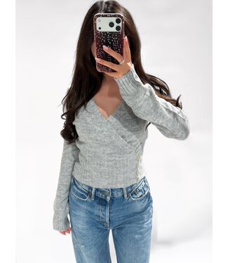 ROMY TOP - GREY