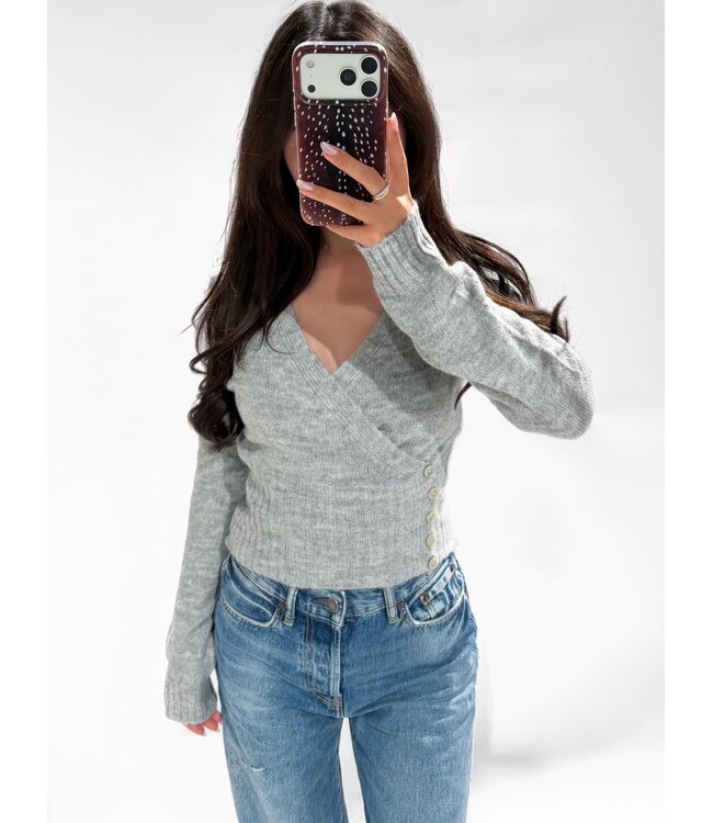 ROMY TOP - GREY