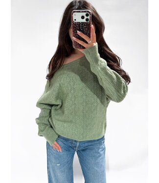ZORA SWEATER - PISTACHE