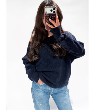 ZORA SWEATER - NAVY