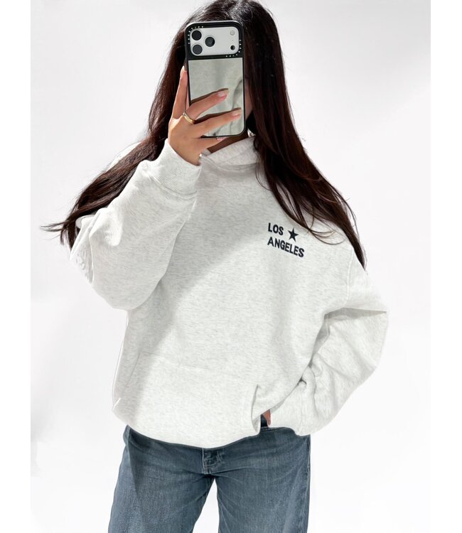 LOS ANGELES HOODIE - RF0053 - GREY