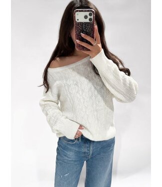 ZORA SWEATER - WHITE