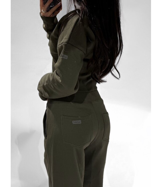 REDEFINED ZIP JERSEY - RF0065 - ARMY GREEN