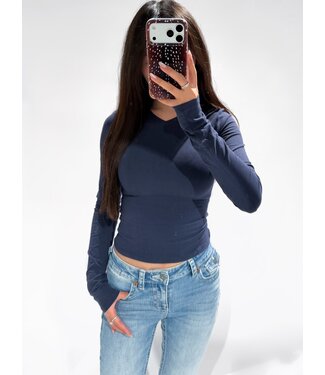 KATIE TOP - LVC1149 - NAVY
