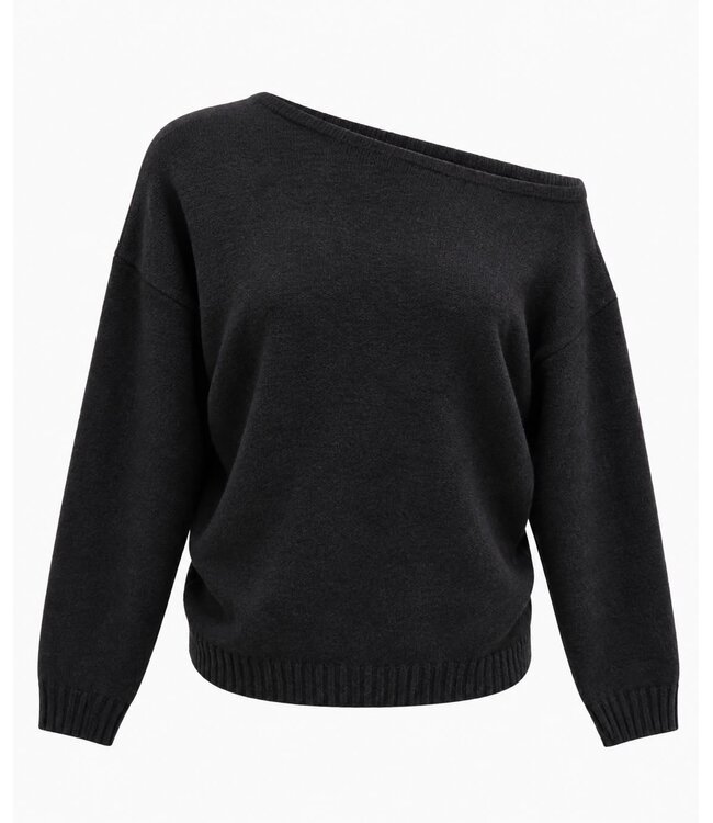 ANGEL WINGS SWEATER - BLACK