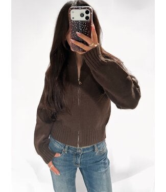 MILENA CARDIGAN - LVC1046 - BROWN