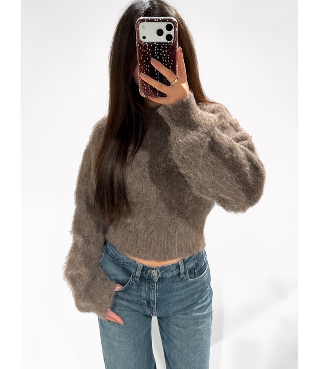 POLLY SWEATER - TAUPE