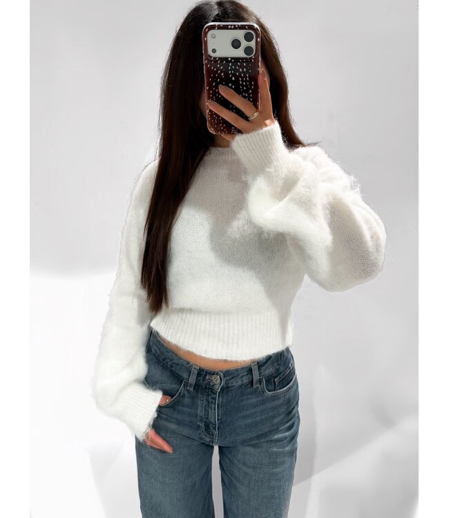 POLLY SWEATER - WHITE