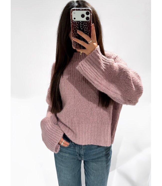 GEORGIA SWEATER - MAUVE