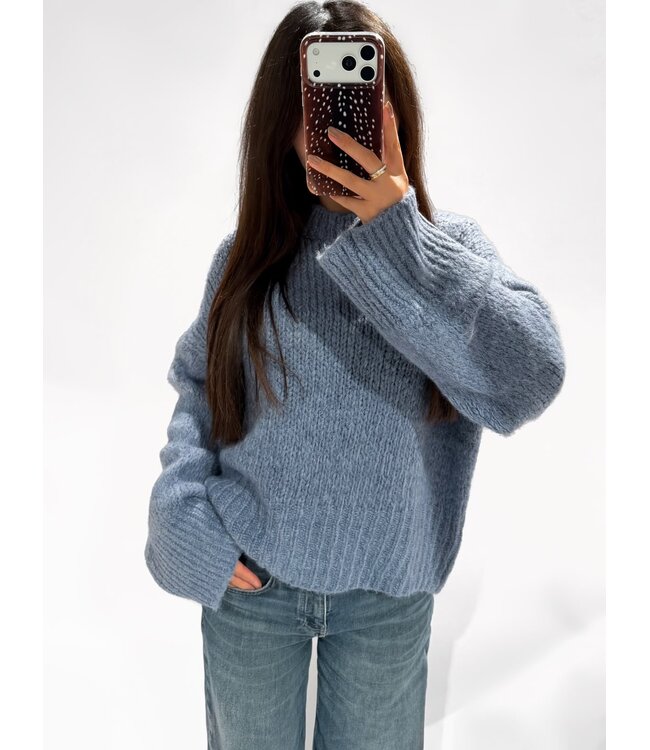 GEORGIA SWEATER - DENIM