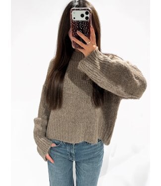 GEORGIA SWEATER - TAUPE