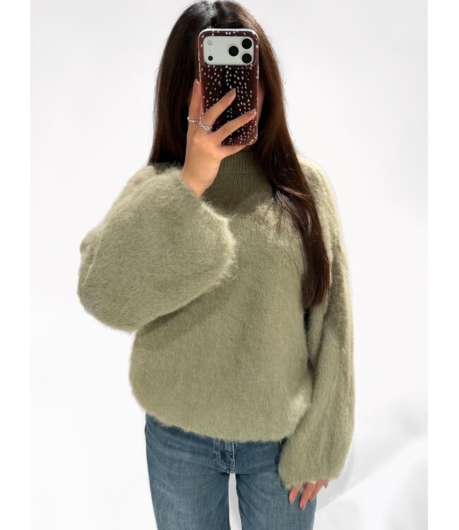 MOLLY SWEATER - PISTACHIO