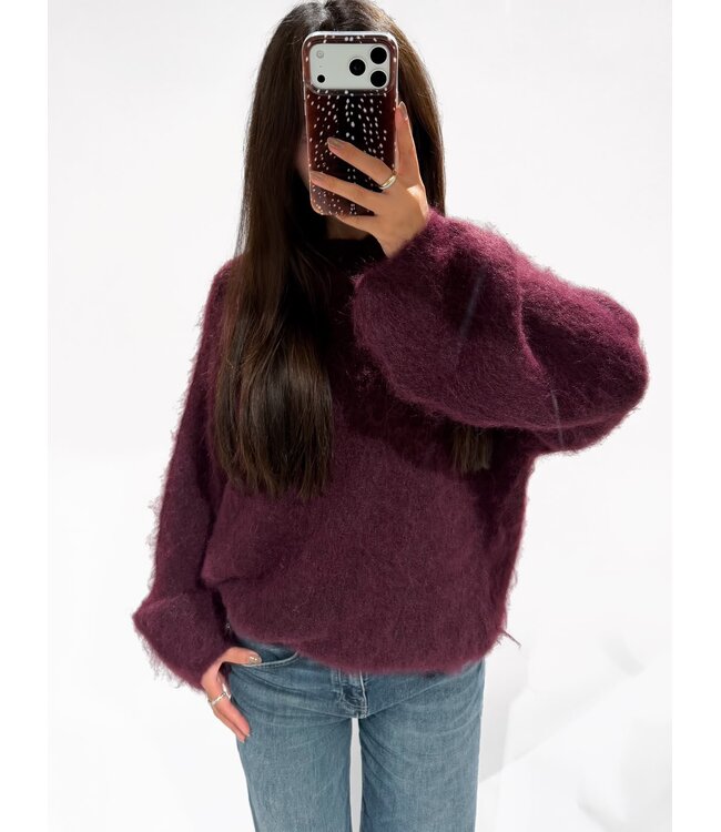 (PRE-ORDER) MOLLY SWEATER - CHERRY