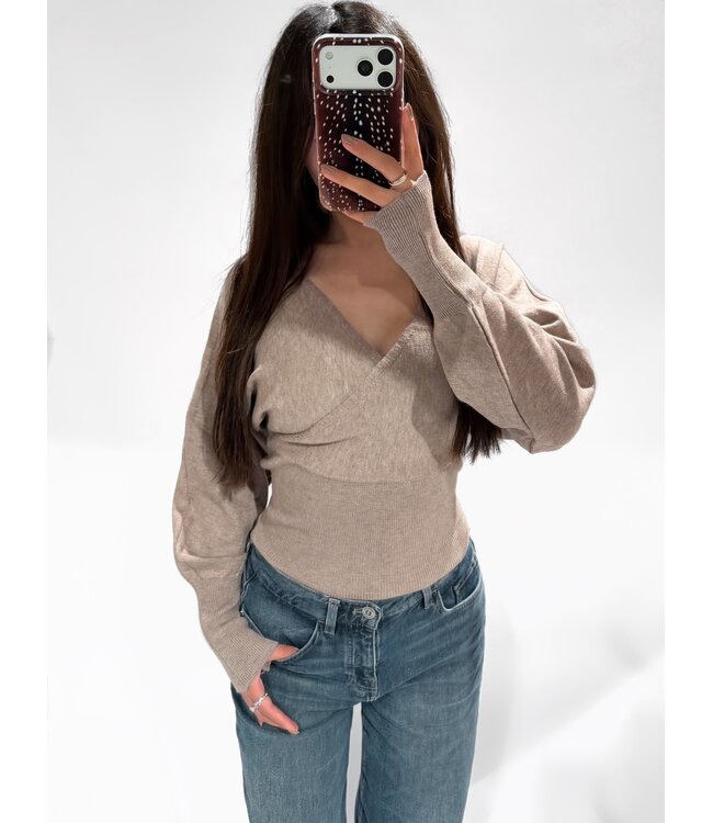 KAY SWEATER - TAUPE