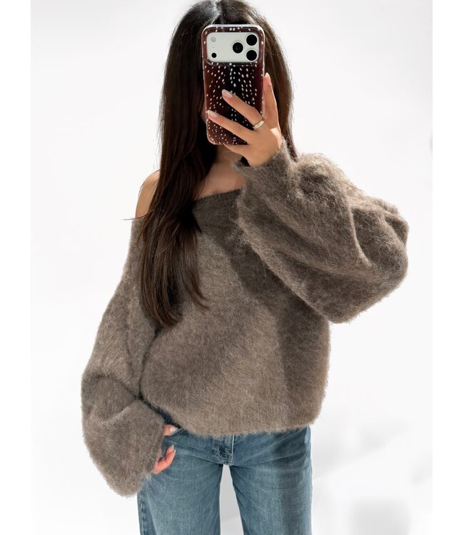 NELLY SWEATER - TAUPE