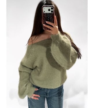 NELLY SWEATER - PISTACHIO