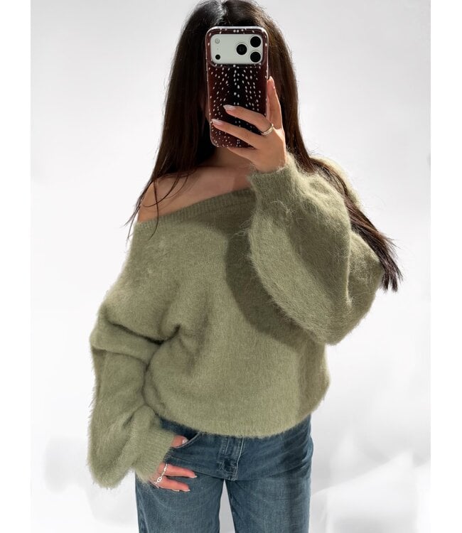 NELLY SWEATER - PISTACHIO