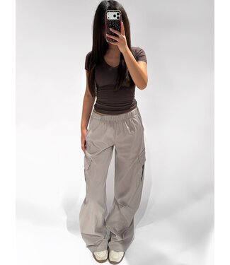 CARGO TROUSERS - BEIGE