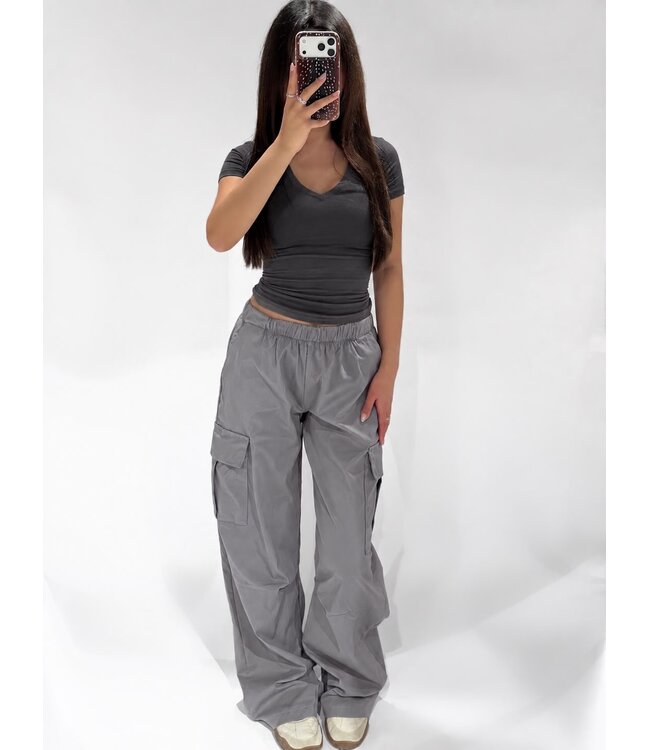 CARGO TROUSERS - GREY