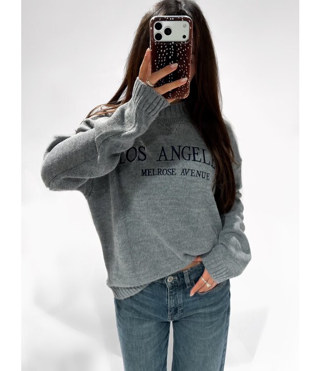 LOS ANGELES SWEATER - GREY