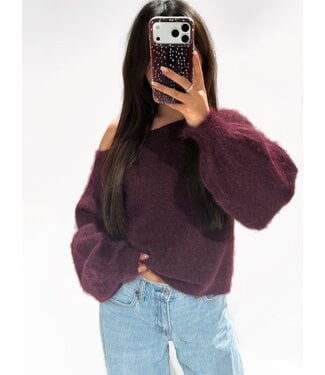 NELLY SWEATER - CHERRY