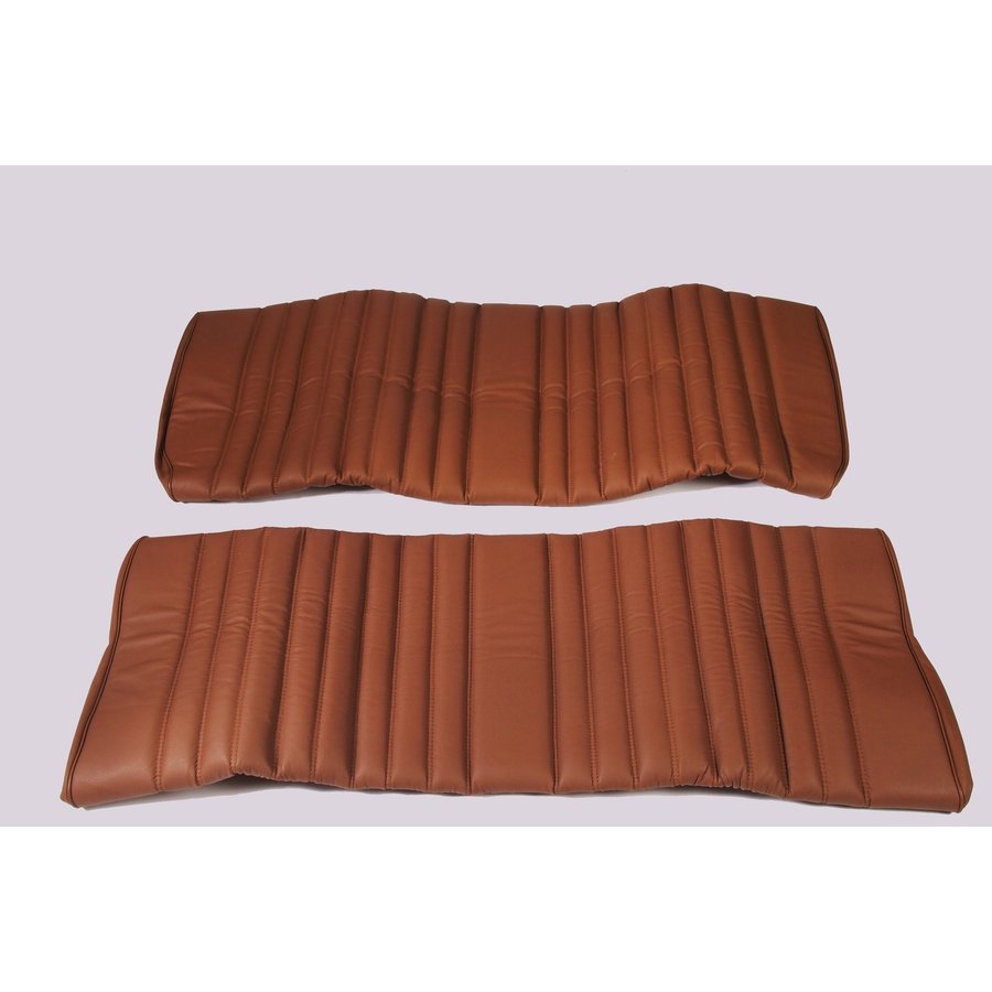 Rear bench cover brown leather safari Citroën ID/DS-1