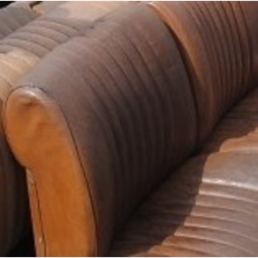 Front seat cover light brown leather Citroën ID/DS-3