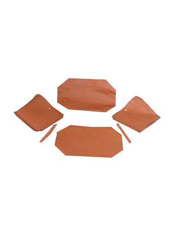  Citroën ID/DS Garniture origine pour banquette AR strapontins BK (jeu pour deux strapontins) cuir tabac Citroën ID/DS 