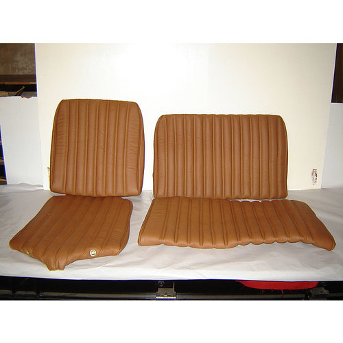  ID/DS Garniture origine banquette AR BK (en 2 pieces) cuir tabac (assise 2 pièces dossier 2 pièces) Citroën ID/DS 