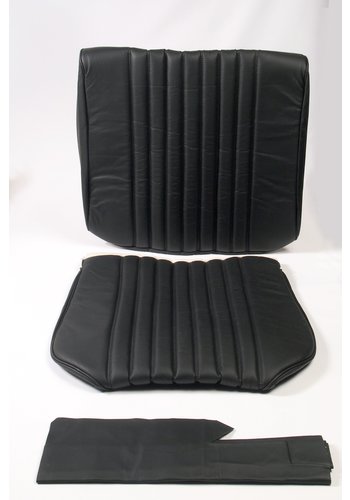  ID/DS Garniture origine siège AV cuir noir (assise dossier panneau de fermeture pour dossier AVavec ressorts) Citroën ID/DS 