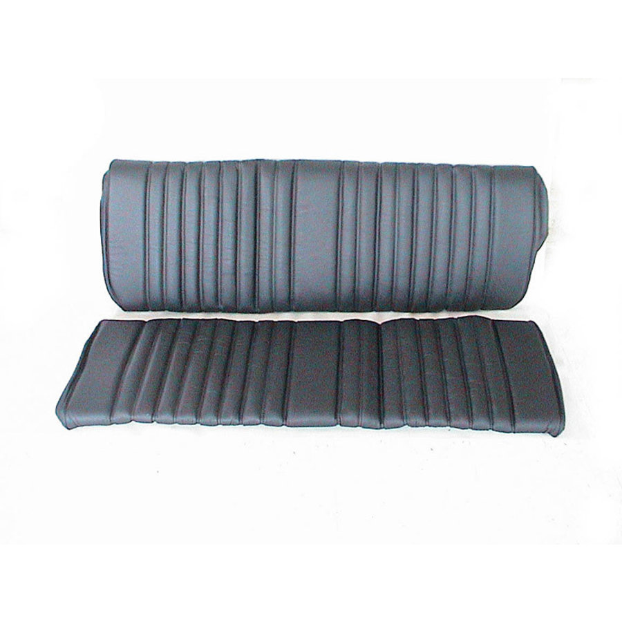 Rear bench cover black leather safari Citroën ID/DS-2