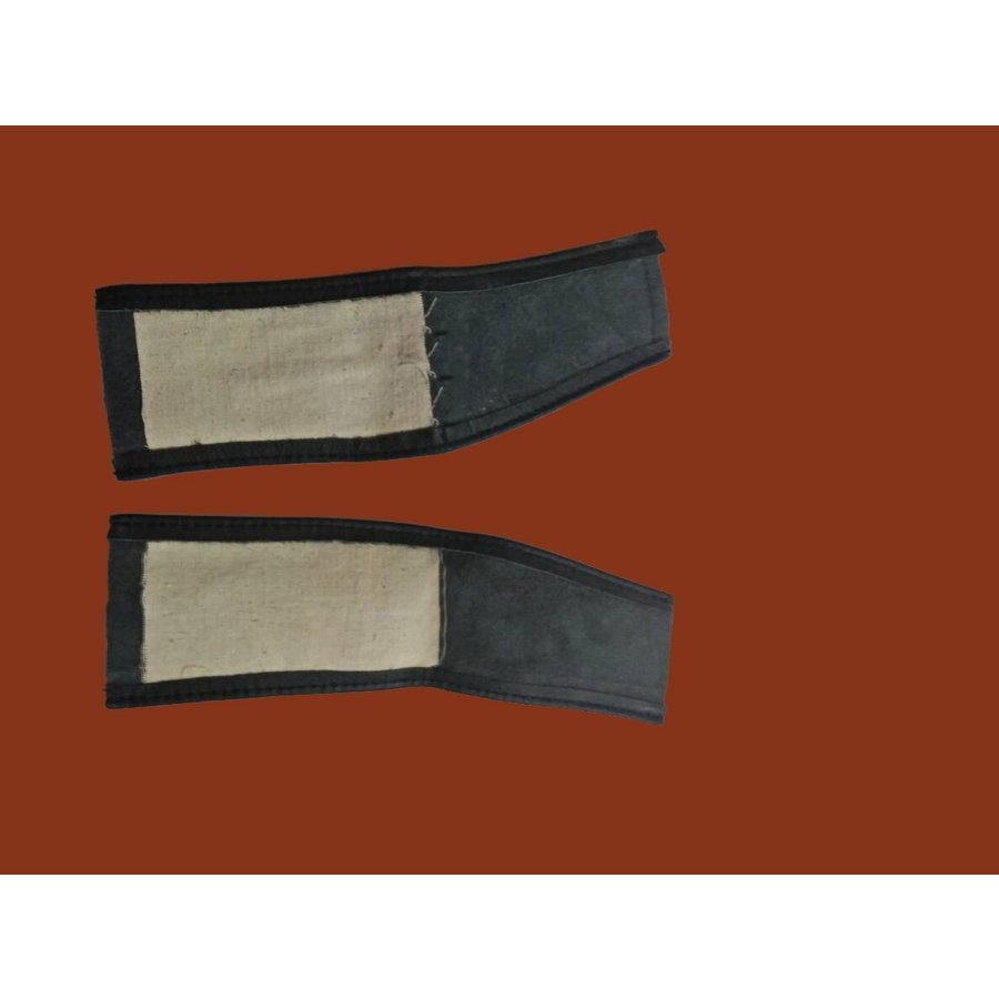 Pièces en cuir [2] pour recouvrir les ressorts du siège AV avant 68 noir Citroën ID/DS-4