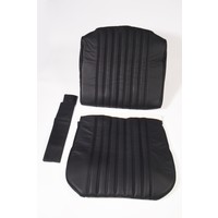thumb-Front seat cover black leather for foam back Citroën ID/DS-1
