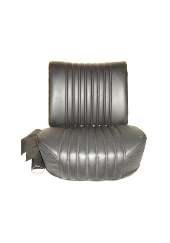  Citroën ID/DS Voorstoelhoes half gemonteerd zwart leer Citroën ID/DS 