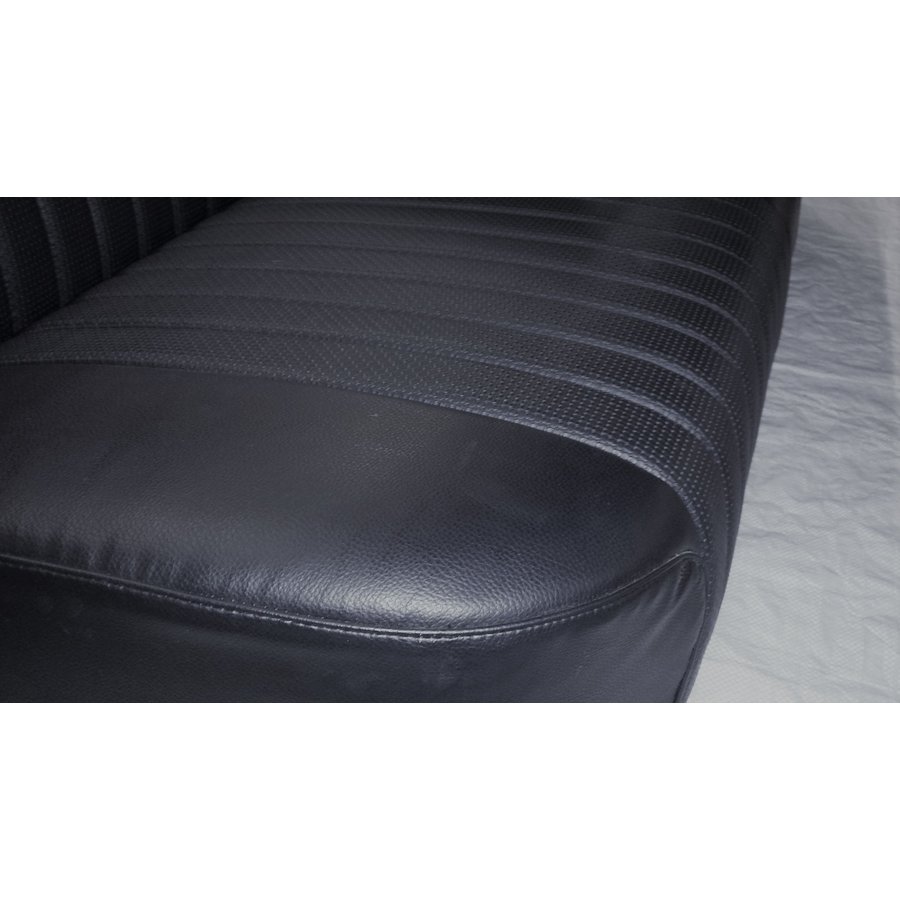 Rear bench newly trimmed in black leatherette Citroën ID/DS-3