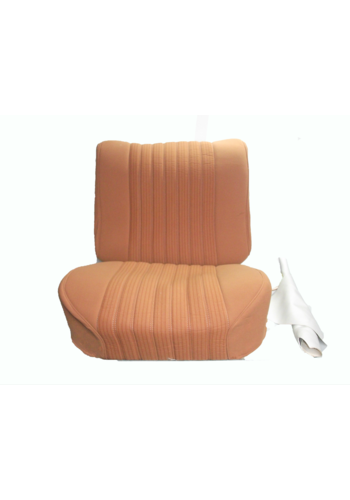  Citroën ID/DS Garniture siège AV PA en étoffe jaune (partie centrale en deux tons) pour assise + dossier Panneau de fermeture en simili blanchâtre Citroën ID/DS 