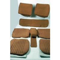 Set of seat covers for 1 car pallas from from 69 ocher cloth Citroën ID/DS