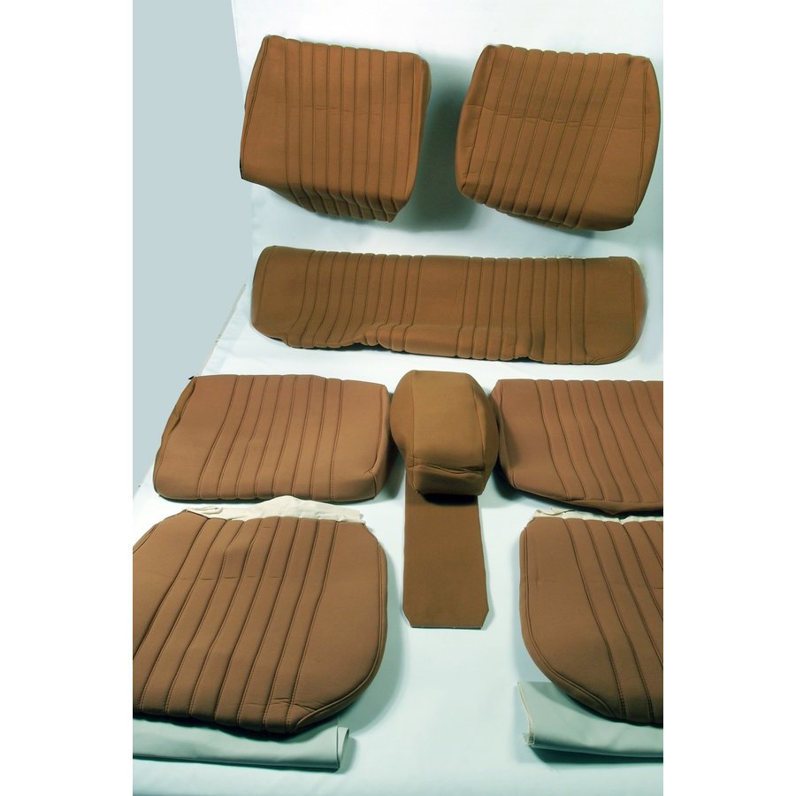 Set of seat covers for 1 car pallas from from 69 ocher cloth Citroën ID/DS-1