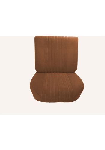  ID/DS Front seat in gold cloth (central part 2 tones) mounted on base frame without weel without back cover plate without preparation for head rest 68 Citroën ID/DS 
