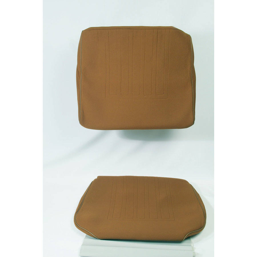 Front seat coveruperpecial caramel cloth Citroën ID/DS-1