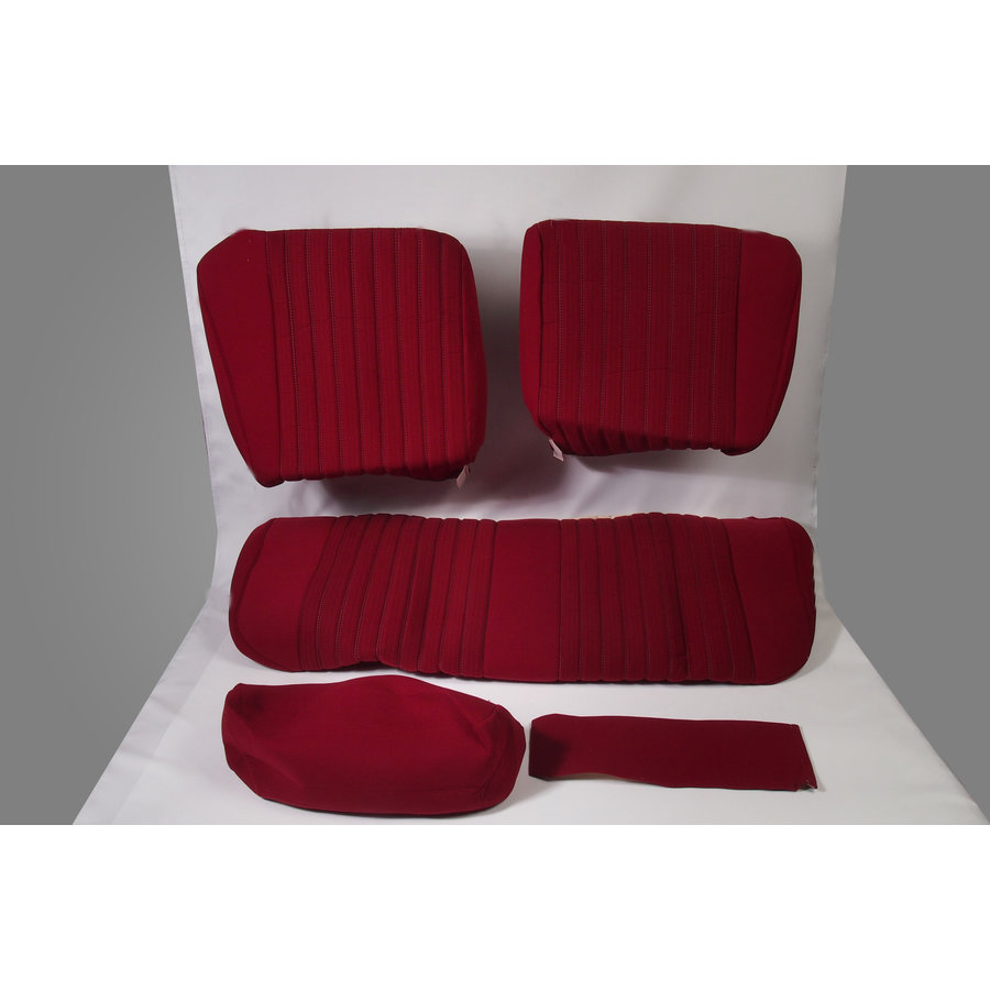 Rear bench cover pallas 70-73 red cloth Citroën ID/DS-2