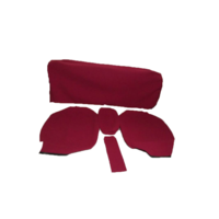 thumb-Sitzbezugsatz für Hinterbank Stoff-bezogen hellrot breite Armlehne Citroën ID/DS-3