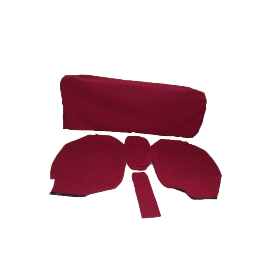 Achterbankhoes fel rood stof oud type brede armsteun 20cm Citroën ID/DS-3