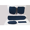 ID/DS Garniture pour banquette AR en étoffe bleu unie pour assise 1 pièce dossier 4 pièces Citroën ID/DS