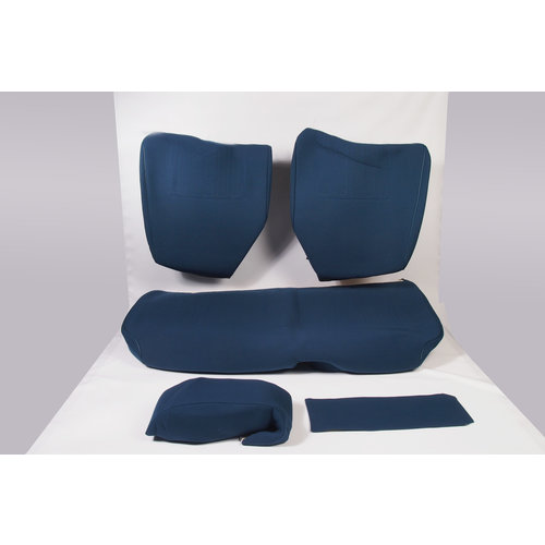  Citroën ID/DS Garniture pour banquette AR en étoffe bleu unie pour assise 1 pièce dossier 4 pièces imprimé gauffre Citroën ID/DS 
