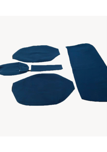  Citroën ID/DS Rear bench cover old model wide armrest blue cloth Citroën ID/DS 