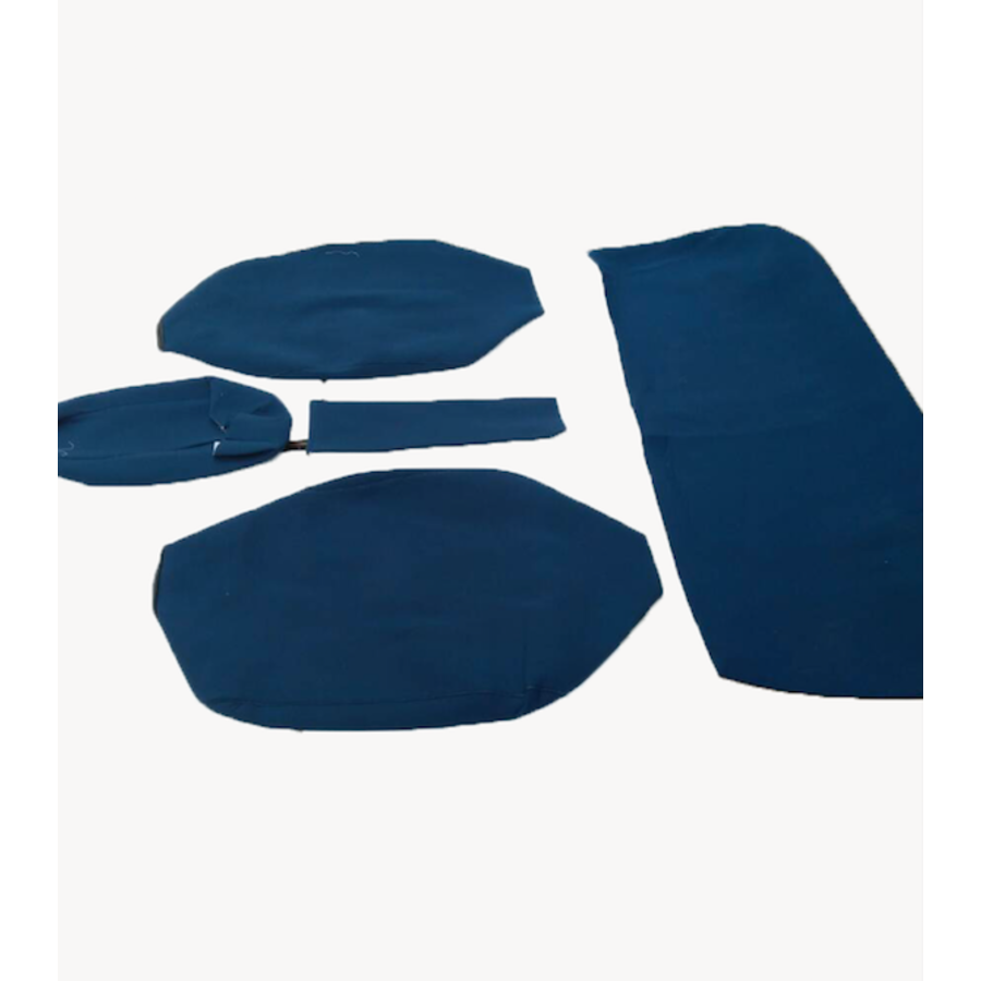 Sitzbezugsatz für Hinterbank Stoff-bezogen blau breite Armlehne Citroën ID/DS-1