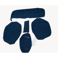thumb-Sitzbezugsatz für Hinterbank Stoff-bezogen blau breite Armlehne Citroën ID/DS-4
